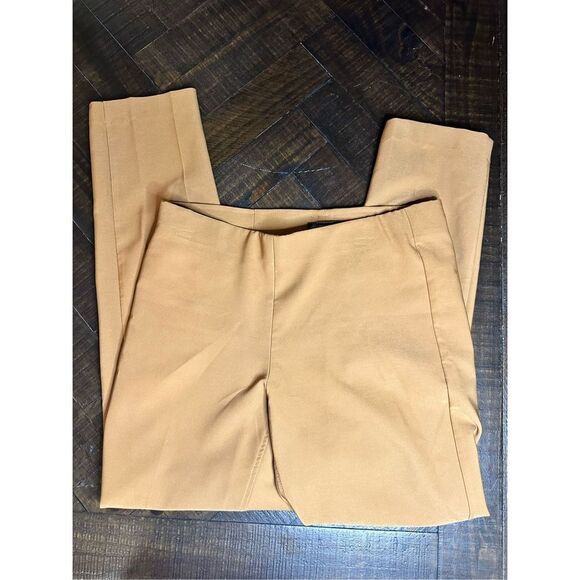 Adrianna Papell Pull On Ankle Pants in Color Tan Terracotta Size 6 - Picture 3 of 6